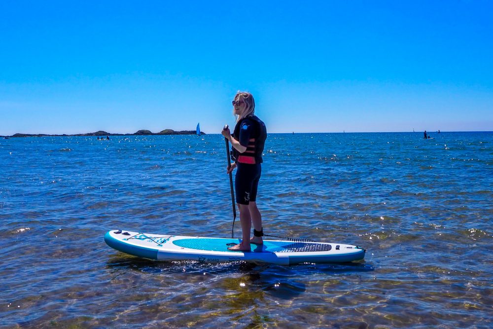 Stand up paddleboarding