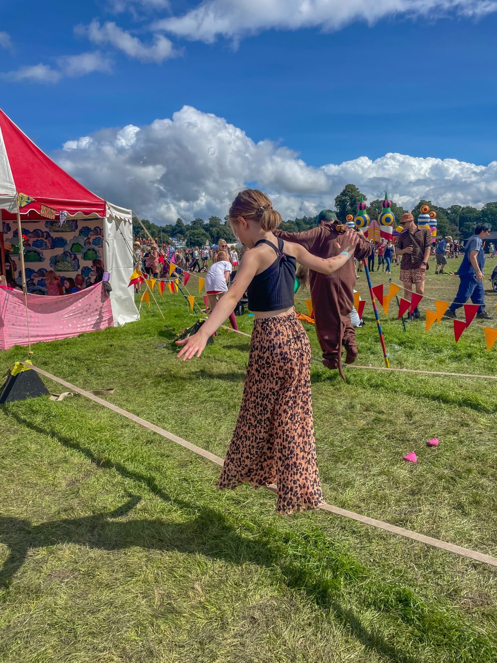 Camp Bestival Shropshire circus skills