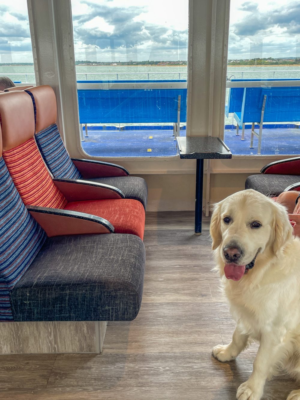 Portsmouth to Isle of Wight Wightlink Ferry with a dog