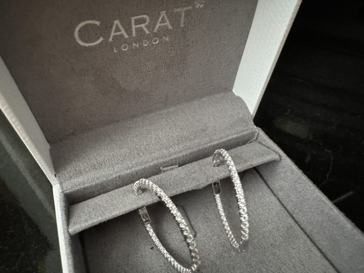 REVIEW: CARAT* London Medium Hoops (White Gold Plated)